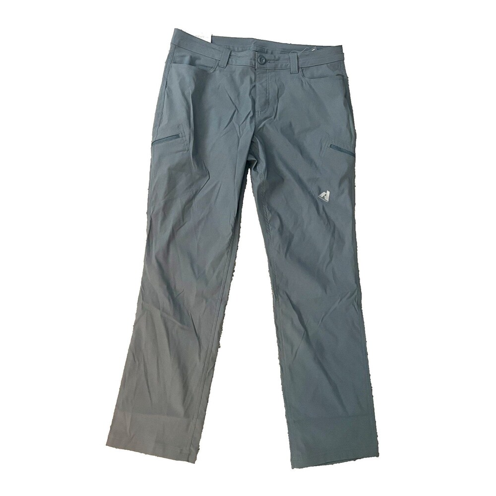NWT EDDIE BAUER First Ascent Guide Pants Women's 12 Graphite Grey Outdoor Hiking